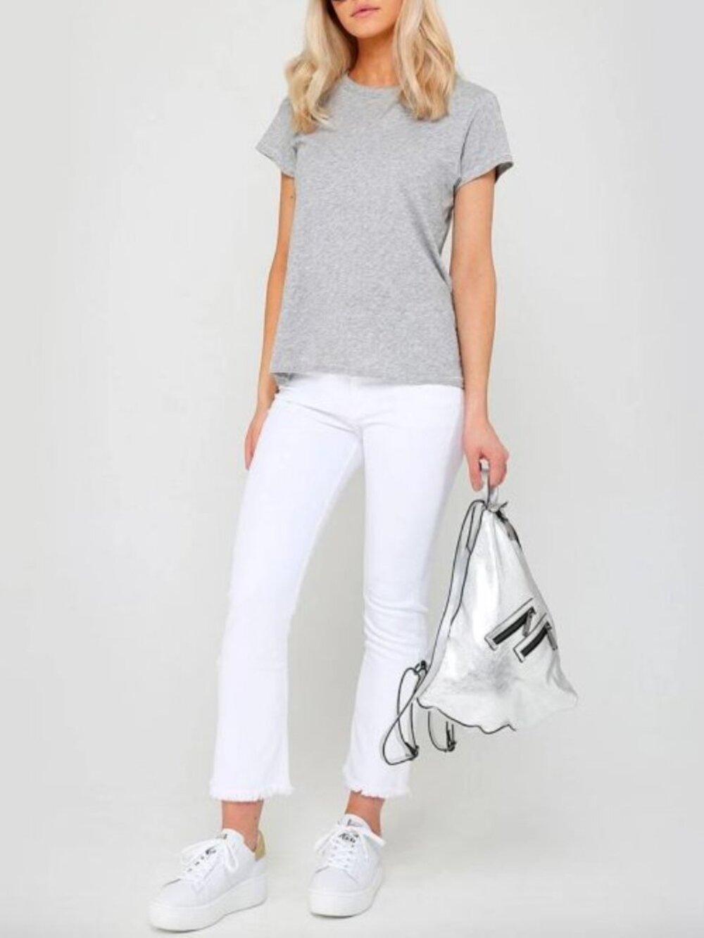 Citizens Of Humanity Drew Fray High Rise Crop Flare Jean  Size 30